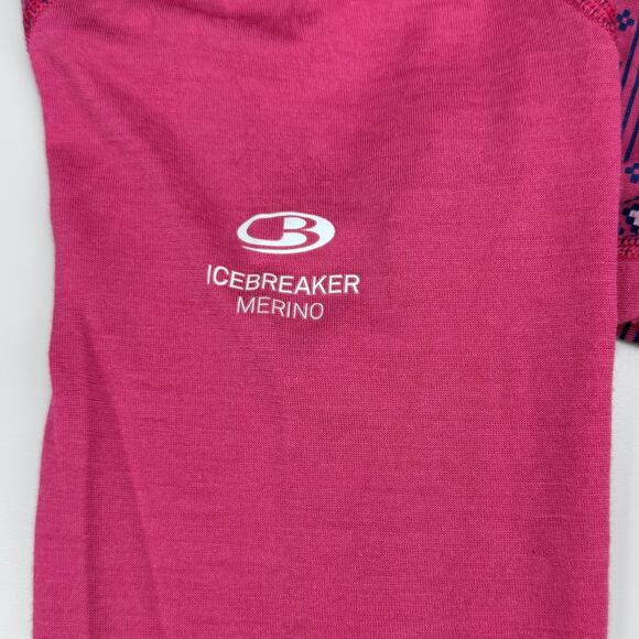 ICEBREAKER Women's Merino 200 Bodyfit Long Sleeve Size Medium Pink - Picture 4 of 5